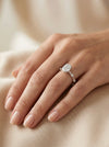 Oval Shape Solitaire Lab Grown Diamond Ring - 18kt Gold