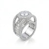 Princess Crown Lab grown Diamond Ring - 18kt Gold