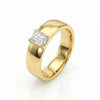 0.70 CT Emerald Cut Lab Grown Men's Diamond Ring