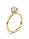 Brilliant Round Shape Lab Grown Diamond Bridal Ring
