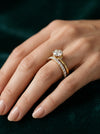 Brilliant Round Shape Lab Grown Diamond Bridal Ring