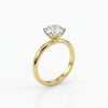 Solitaire Round Brilliant Cut Lab Grown Diamond Ring