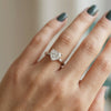 1.5 CT Heart Cut Lab Grown Diamond Solitaire Accent Ring