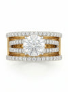 Round Brilliant Cut Lab Grown Diamond Wedding Ring