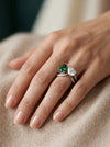 2 Stone Lab Grown Diamond Toi Et Moi Wedding Ring