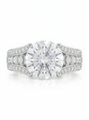 Invisible Setting Lab Grown Diamond Engagement Ring