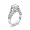 Invisible Setting Lab Grown Diamond Engagement Ring