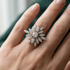 Round Brilliant Cut Lab Grown Cocktail Engagement Ring