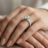 Round Brilliant Cut Lab Grown Diamond Engagement Ring