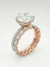 Round Brilliant Cut Lab Created Diamond Wedding Ring