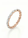 Round Brilliant Cut Lab Created Diamond Wedding Ring
