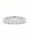 Oval Cut Lab Grown Diamond 9-Stone Diamond Ring