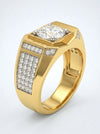 Round Brilliant Shape Lab Grown Men's Diamond Ring