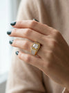 Round Brilliant Shape Lab Grown Men's Diamond Ring