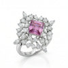 Pear Marquise Lab Grown Fancy Vintage Bridal Wedding Ring