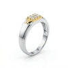 Colorless Round Brilliant Cut Lab Grown Diamond Men's Solitaire Ring