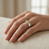 Colorless Round Brilliant Cut Lab Grown Diamond Men's Solitaire Ring