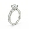 1.5 Carat Lab Grown Diamond Ring 18K White Gold Round Diamond Wedding Ring