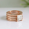 Princess Lab Grown Diamond Solitaire Ring For Men
