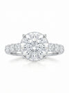 Round Brilliant Cut Lab Grown Diamond Hidden Halo Engagement Ring