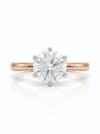1.5 Carat Round Cut Lab Grown Diamond Engagement Ring