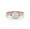 1.0 Carat Round Cut Lab Grown Diamond Engagement Ring
