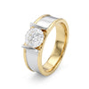2.0 CT Round Brilliant Cut Lab Grown Men's Diamond Ring