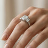 Enchanting Cushion-Cut Lab Grown Diamond Ring