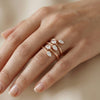 Pear &amp; Marquise Shape Lab Grown Diamond Ring