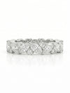 1.20 CT Lab Grown Diamond Ring-18KT White Gold