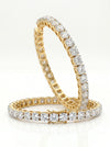 50 Pointer Lab Grown Diamonds Bangle - 18 kt Gold