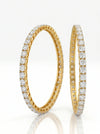 0.25 Pointer Round Shape Lab Grown Diamond Bangle