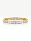 0.25 Pointer Round Shape Lab Grown Diamond Bangle