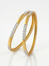 Elegant Lab-Grown Diamond Bangle in Gold – Timeless Ethical Jewelry