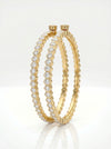 Close Setting Graduated Lab Grown Diamond Bangle