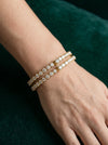 Close Setting Graduated Lab Grown Diamond Bangle