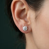 1.5 carat Each Solitaire Lab Made Diamond Earstud