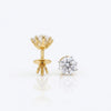 1.5 ct Each IGI Certified Round Lab Grown Diamond Stud