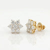 Flower Shape Lab Grown Diamond Earring