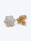 6.03 Carat Flower Design Lab Grown Diamond Earring