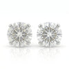 1.5 Carat Each Round Shape Lab Grown Diamond Ear Studs