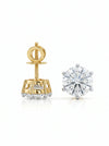 1.88 ct Each D VVS1 IGI Round Shape Solitaire Lab Made Diamond Stud
