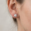 0.90 carat Each Italian Style Lab Made Diamond Earstud