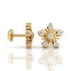 South Indian Style, Close Setting Diamond Earring