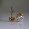 Everyday Jewelry 1.70 CT Each Round Lab Grown Diamond Stud Earrings 14K Yellow Gold