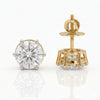 3.22 ct Each F VS1 IGI Round Shape Solitaire Diamond Stud