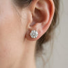 3.22 ct Each F VS1 IGI Round Shape Solitaire Diamond Stud
