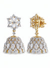 Small Lab Grown Diamond Jumkha Earring For Woman