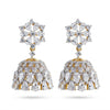 Small Lab Grown Diamond Jumkha Earring For Woman