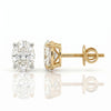 1.73 ct Each E VVS2 IGI Oval Shape Solitaire Diamond Stud